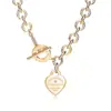 Nuevo Colgante en Forma de Corazón para Abrochar de la Marca T, Varios Estilos de Collares, Modernos y Elegantes, Selección de Influencers Populares, Diseño Clásico, Venta Directa del Fabricante
