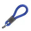 Llavero de Metal para Pareja Lanyard para Llave de Coche Llavero Cuerda Trenzada de Cuero Colgante Regalo Pequeño Transfronterizo Creativo Lindo