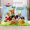 Personalizado * personagem de desenho animado Mickey Mouse desenho animado flanela caxemira impressão digital manta pedido de comércio exterior impressão 3D