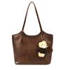 Bolso Tote Bandolera Retro de Gran Capacidad para Mujer 2025 Otoño e Invierno Nuevo Estilo Simple Versátil Bolso de Axila Bolso de Hombro Casual
