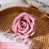 Artificial rosa flor cabeça artesanal material buquê eterno decoração flor artificial cabeça buquê artesanal DIY flor falsa