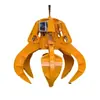 Excavadora de Garra Flor de Ciruelo de Múltiples Pétalos Cubo de Garra de Loto Hidráulico Accesorios Hidráulicos Giratorio 360 Grados Garra para Chatarra Garra para Piedra Garra para Hierro