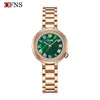 Relógio Feminino Sanda Tiktok Popular com Incrustação de Diamante, Relógio de Quartzo de Luxo de Nicho, À Prova d'Água, Relógio para Dropshipping