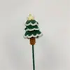 Acessórios de Árvore de Natal Tricotados à Mão Decorações de Presente Pingentes de Presente de Natal Feitos à Mão Acessórios Tricotados