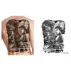 Tatuaje Temporal de Hierbas para Mitad de Espalda Pegatina Dragón Geisha Chhao Yun Pegatina de Tatuaje para Espalda Pegatina de Tatuaje Semi-Permanente de Jugo para Espalda