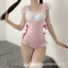 Guanyun Lencería Sexy Linda Pura Pasión Estilo Girly Sexy Cos Criada Uniforme de Criada Vestido para Dormir Traje de Delantal