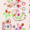 Pegatinas 3D de Gemas de Diamante de Cristal para Niños Estrellas Corazones Estrellas de Cinco Puntas Pegatinas Decorativas para Funda de Teléfono Pegatinas de Corazón