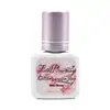 Pegamento de Gel para Pestañas de Salón de Belleza de Secado Rápido de 0.5 Segundos y Larga Duración, Pegamento Suave Transparente Rosa para Extensiones de Pestañas