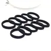 Diadema Elástica de Alta Calidad para Adultos, Color Negro, No Dañina, Duradera, Sin Costuras, para Mujeres, Anillo de Toalla para el Cabello