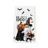 Amazon transfronterizo temu venta caliente Feliz Halloween Halloween HEY boo calabaza blanco y negro paño de cocina