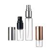 Botella de Perfume de Vidrio en Spray, Bomba de Presión, Botella de Agua Hidratante, Botella de Muestra de Producto para el Cuidado de la Piel en Niebla Fina, Botella Dispensadora de Cosméticos Portátil