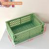 Caja de Almacenamiento Plegable de Plástico Mini Tengyi, Bloc de Notas de Escritorio para Estudiantes, Cinta, Papelería, Cesta Plegable, Cesta de Almacenamiento