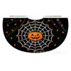 Capa Laranja de Halloween Feita Sob Medida de Fábrica para Crianças com Estampas de Abóbora e Aranhas, Divertida Capa de Fantasia