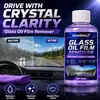 KineShineX Limpiador de Película de Aceite para Vidrio Morado Claro Potente Líquido para Eliminar Película de Aceite para Quitar Aceite del Parabrisas