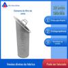 Elemento filtrante de cesto sinterizado composto tela de filtro de água do mar elemento filtrante de cesto com boca inclinada elemento filtrante de lama de sedimento