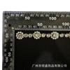 Cadena de diamantes de perla para accesorios de soldadura, cadena con código elegante, accesorios para sombreros, accesorios de bricolaje, decoración, cadena con garra de diamantes de imitación.