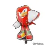 Nuevos Globos de Película de Aluminio de Sonic Juguetes para Niños Globos de Decoración para Fiestas Venta al por Mayor