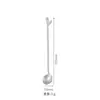Colher de Café de Aço Inoxidável 304 Transfronteiriça Criativa Colher de Gato para Sorvete Garfo de Sobremesa Bolo Joias de Casamento Pequena Colher
