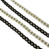 Accesorios de encaje estilo Xiao Xiang 8 linternas hilo de oro cinturón trenzado de plata decoración de tapeta de ropa puño DIY hecho a mano