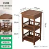 Gabinete lateral de sofá para uso doméstico, mesa de centro pequeña, mesa de mahjong, mesa de rincón, mesa cuadrada pequeña, estante de almacenamiento, mesa de té, gabinete de té