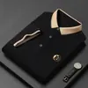 Camiseta de Manga Corta de Verano Transfronteriza 2026 con Cuello Camisero, Bordado Estilo Paul, Top de Media Manga para Hombre, Camisa Polo Casual y Elegante