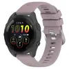 Para Reloj Jiaming Forerunner165 Correa de Silicona F165 Música Correa Monocromática Patrón Cruzado