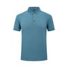 Uniforme de Trabalho com Lapela de Verão Manga Curta Camisa Personalizada com Cultura Corporativa Camisa Publicitária Camiseta Roupa para Trabalho em Grupo Logo Bordado Estampado