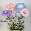 Flores grandes de arte en papel para accesorios de fotografía, decoración de escenas con flores artificiales, flores falsas para exhibición y decoración de centros comerciales