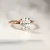 Anéis Europeus e Americanos Transfronteiriços Cravejados com Diamantes, Anéis Quadrados Geométricos de Zircônia Grande Microcravejados, Fábrica de Origem de Joias da Moda