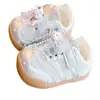 Zapatos para niños pequeños, nuevos modelos de primavera y otoño, zapatos para principiantes para niñas de 2 a 3 años, suela blanda, antideslizantes, zapatos de princesita