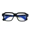 Jmm Vivienne Moda Europeia e Americana Acetato Feito à Mão Retrô Armação Quadrada Óculos Lisos Versátil Negócios Óptico Armações de Óculos