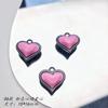 Dulce y genial colgante de gato estrella del amor de la serie Y2G Black Pink [chica palpitante], hecho a mano con cuentas.