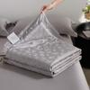 80 Fibras de Proteína de Seda Jacquard Tencel Austríaco Lanjing Colcha Lavável para Ar Condicionado Solteiro Casal para Casa