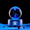 Venta al por mayor transfronteriza mago y dragón 3d tridimensional grabado láser bola de cristal adornos de luz nocturna luminosa