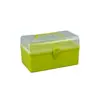 Caja de Herramientas Multifuncional de Plástico PP Caja de Almacenamiento para Manicura y Peluquería Caja para Pintura Artística del Hogar Bolso de Doble Capa Caja de Medicamentos