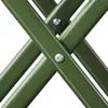 Taburete Mazar, Taburete de Pesca Plegable Conveniente, Banco Pequeño Portátil para Exteriores, Tubo de Acero Metálico Engrosado, Silla de Ocio Fuerte y Duradera