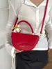 2026 Bolsa Feminina Moda Simples Cor Sólida Costura Elegante Chique Bolsa de Ombro Transversal Versátil Bolsa de Verão