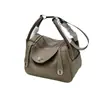 2026 Bolso Lindy Auténtico de Cuero Bolso para Mujer Bolso de Médico Bolso de Mano Bolso Cruzado al Hombro Bolso Caja de Medicina Tipo Almohada Retro Europeo y Americano