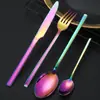 Venta Directa de Fábrica Juego de Cubiertos de Acero Inoxidable para Caballero Tenedor Cuchillo Cuchara Hotel Hogar Restaurante Occidental Cubiertos Cuchara Cuchillo y Tenedor para Filete