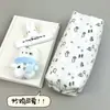 Estuche para Lápices de Gatito con Dibujo Lineal, Lindo y Elegante, Diseño Simple para Niñas, Gran Capacidad, Bolsa Multifuncional para Guardar Papelería para Estudiantes