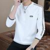 No exterior e-commerce atacado casaco camisola para homens outono einverno engrossado casual novo gola redonda top para adolescentes