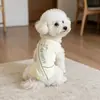 Ropa para Mascotas, Ropa de Verano para Mascotas, Ropa Refrigerante Transpirable Delgada de Cuatro Patas para Perros Pequeños, Ropa para Perros Teddy Bichón