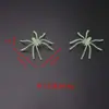 Accesorios de Halloween Arañas Pequeñas que Brillan en la Oscuridad Arañas de Plástico de Simulación Adornos Casa Embrujada Sala de Escape Broma Escenas de Terror