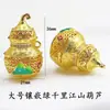 Colgante de Calabaza con Paisaje de Mil Millas Hueco con Filigrana Incrustada de Esmalte Cloisonné de Cobre Puro Accesorio de Cadena Trenzada para Suéter DIY