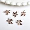 Nuevos accesorios para uñas de flor de lirio de cristal de hielo con tallado suave, resina degradada, flor de simulación, accesorios para uñas súper hada DIY