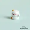 Resina Año Nuevo Lindo Gato de la Suerte Gatito de la Fortuna Animal DIY Accesorios para Joyería Decoración de Escritorio y Coche Pequeños Adornos