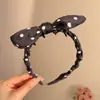 Diadema Elegante Estilo Hepburn con Acabado de Lujo, Pinza para Lavado de Cara Antideslizante Dentada, Diadema de Corona Alta con Bordes Fruncidos