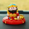 Adorno de Coche de los Cinco Dioses de la Riqueza, Decoración Creativa de Coche de Guan Yu, Suministros Festivos de Dios de la Riqueza para Coche, Disponible para Dropshipping