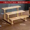 Soporte para Suculentas, Soporte para Flores, Macetero de Balcón, Soporte de Flores Simple de Bambú de Múltiples Niveles para Interiores, Estante de Almacenamiento Múltiple en Forma de Escalera