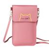 Nova bolsa para celular feminina, estilo coreano, moderna, pequena bolsa, mini bolsa de moedas de grande capacidade, multifuncional, bolsa pequena transversal